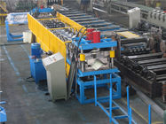 Gutter Roll Forming Machine , Color Metal Roof Machine With Auto Stacker