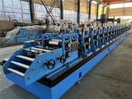 Strut Guide Rail Roll Forming Machine CR12MoV Material With Fly Saw Cutting