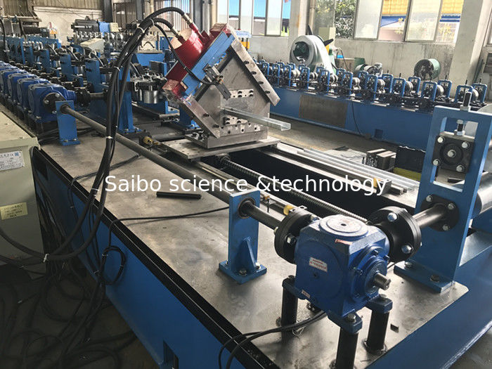 Hydraulic or manual CU Purlin Roll Forming Machine 50Hz 3 phases